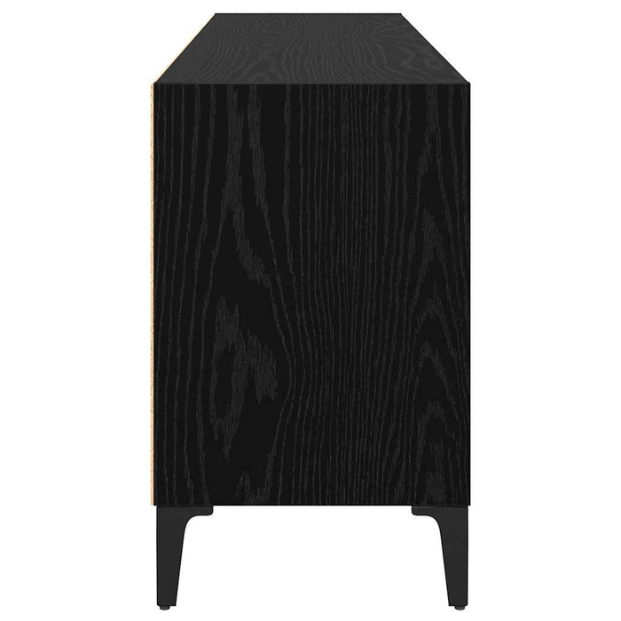 Set comodă TV Pe perete Negru 103,5 x 30 x 50 cm Lemn prelucrat - WALTI WALTI