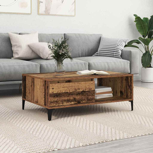 Masă de cafea Lemn vechi 90 x 60 x 35 cm Lemn compozit - WALTI WALTI