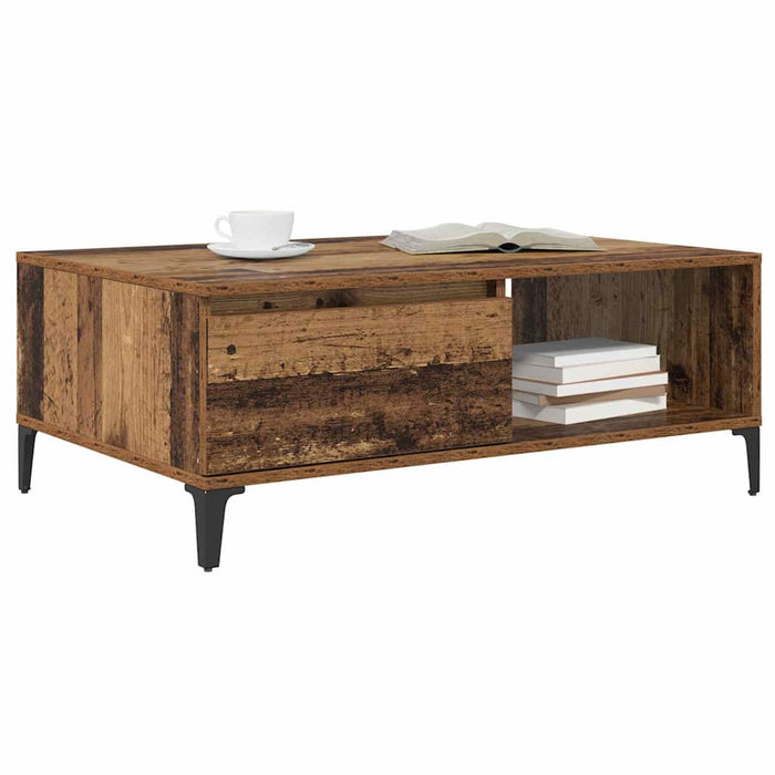 Masă de cafea Lemn vechi 90 x 60 x 35 cm Lemn compozit - WALTI WALTI
