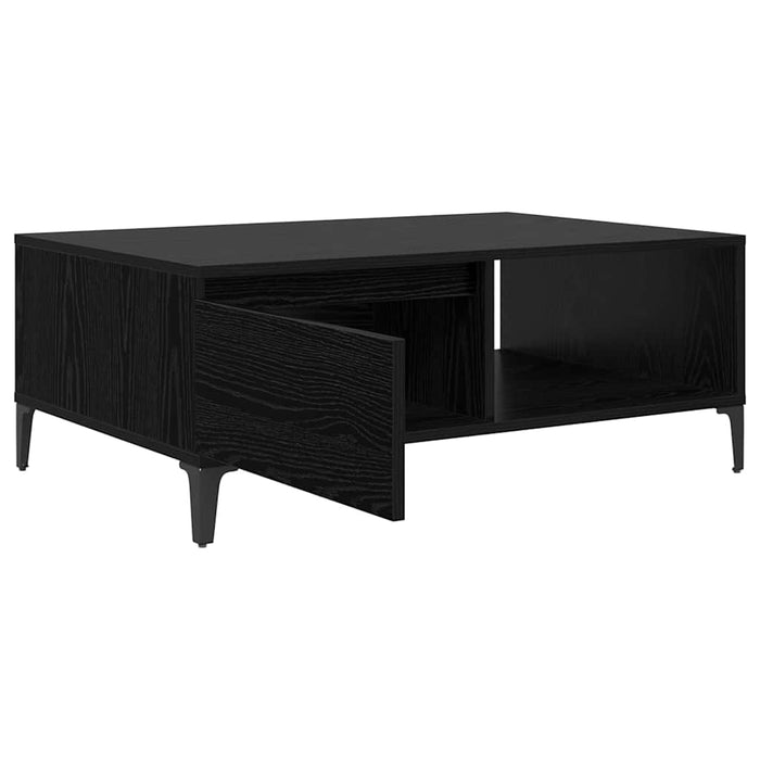 Masă de cafea Stejar negru 90 x 60 x 35 cm Lemn compozit - WALTI WALTI