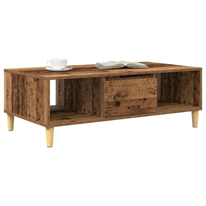 Masă de cafea Lemn vechi 103.5 x 60 x 35 cm Lemn compozit - WALTI WALTI