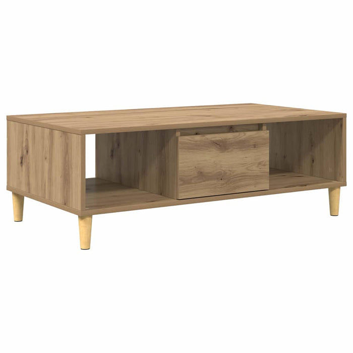Masă de cafea stejar artizanal 103.5 x 60 x 35 cm Lemn compozit - WALTI WALTI