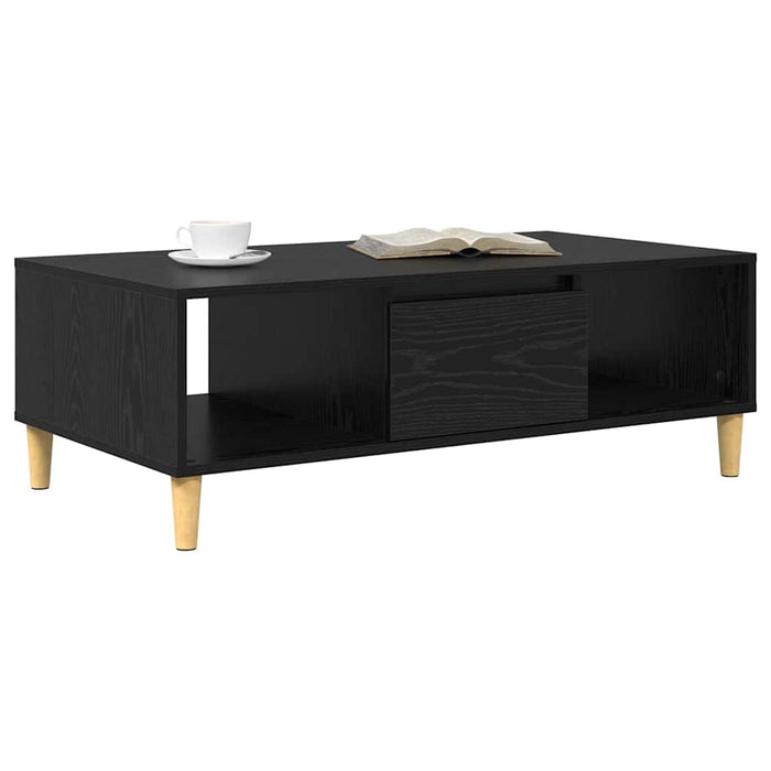 Masă de cafea Stejar negru 103.5 x 60 x 35 cm Lemn compozit - WALTI WALTI