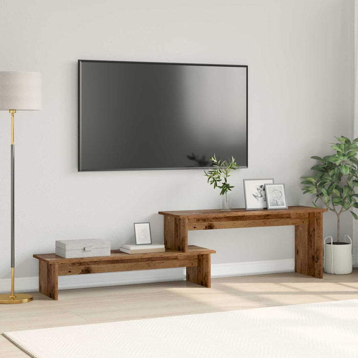 Set comodă TV Lemn Vechi 180 x 30 x 43 cm Lemn compozit WALTI