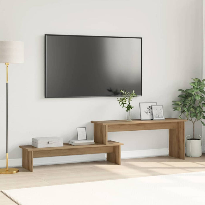 Cabinet TV stejar artizanal 180 x 30 x 43 cm Lemn compozit - WALTI WALTI
