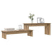 Cabinet TV stejar artizanal 180 x 30 x 43 cm Lemn compozit - WALTI WALTI