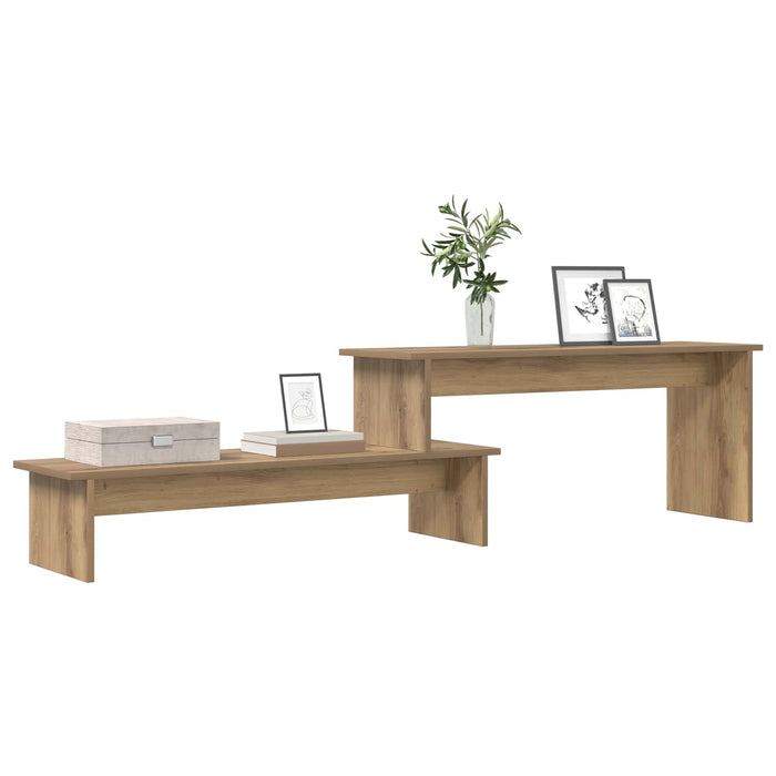 Set comodă TV 180,5 x 30 x 43 cm Stejar Artizanal Lemn compozit WALTI