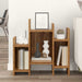 Dulap lateral Lemn vechi 60 x 26 x 60 cm Lemn compozit - WALTI WALTI