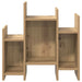 Dulap lateral stejar artizanal 60 x 26 x 60 cm Lemn compozit - WALTI WALTI