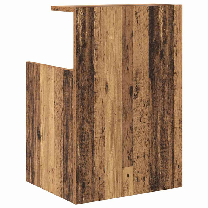 Dulap de noapte Lemn vechi 40 x 35 x 60 cm Lemn compozit - WALTI WALTI