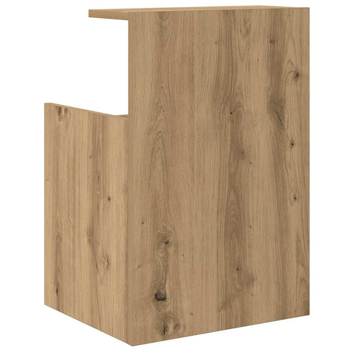 Dulap de noapte Stejar Artizanal 40 x 35 x 60 cm Lemn compozit - WALTI WALTI