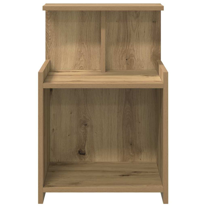 Dulap de noapte Stejar Artizanal 40 x 35 x 60 cm Lemn compozit - WALTI WALTI