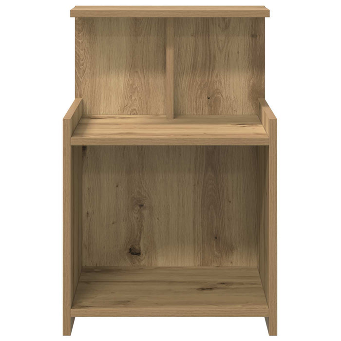 Dulap de noapte Stejar Artizanal 40 x 35 x 60 cm Lemn compozit - WALTI WALTI