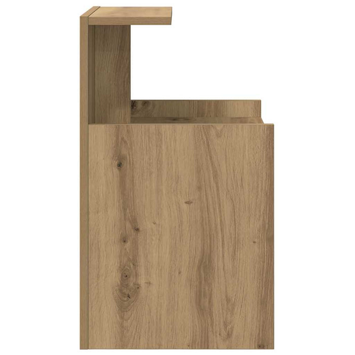 Dulap de noapte Stejar Artizanal 40 x 35 x 60 cm Lemn compozit - WALTI WALTI