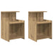 Dulap de noapte 2 pcs Stejar Artizanal 40 x 35 x 60 cm - WALTI WALTI