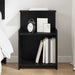 Dulap de noapte Stejar Negru 40 x 35 x 60 cm Lemn compozit - WALTI WALTI