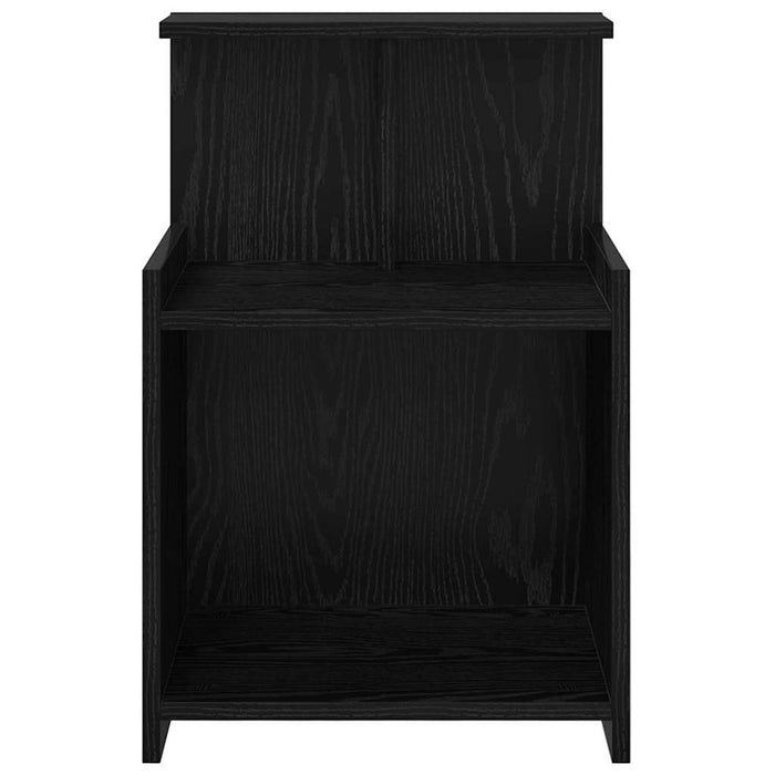 Dulap de noapte Stejar Negru 40 x 35 x 60 cm Lemn compozit - WALTI WALTI
