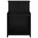 Dulap de noapte Stejar Negru 40 x 35 x 60 cm Lemn compozit - WALTI WALTI