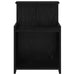 Dulap de noapte 2 pcs Stejar Negru 40 x 35 x 60 cm - WALTI WALTI