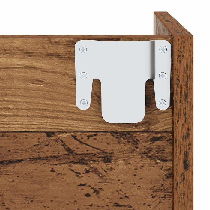 Dulap pentru pantofi Lemn vechi 60 x 18 x 60 cm Lemn compozit - WALTI WALTI