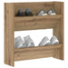 Dulap pentru pantofi cu raft Stejar Artizanal 60 x 18 x 60 cm - WALTI WALTI