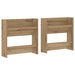 Dulap pentru pantofi 2 pcs Stejar Artizanal 60 x 18 x 60 cm - WALTI WALTI