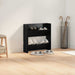 Dulap pentru pantofi Stejar Negru 60 x 18 x 60 cm Lemn compozit - WALTI WALTI