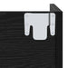Dulap pentru pantofi cu raft 2 pcs Stejar Negru 60 x 18 x 60 cm - WALTI WALTI