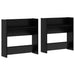 Dulap pentru pantofi cu raft 2 pcs Stejar Negru 60 x 18 x 60 cm - WALTI WALTI