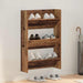 Dulap pentru pantofi Lemn vechi 60 x 18 x 90 cm Lemn compozit - WALTI WALTI
