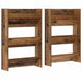 Dulap pentru pantofi cu raft 2 pcs Lemn vechi 60 x 18 x 90 cm - WALTI WALTI