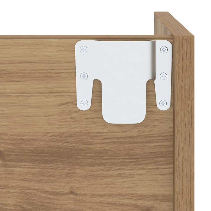 Dulap pentru pantofi cu raft Stejar Artizanal 60 x 18 x 90 cm - WALTI WALTI