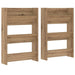 Dulap pentru pantofi 2 pcs Stejar Artizanal 60 x 18 x 90 cm - WALTI WALTI