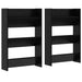Dulap pentru pantofi cu raft 2 pcs Stejar Negru 60 x 18 x 90 cm - WALTI WALTI