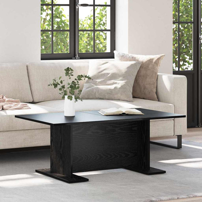 Masă de cafea Stejar negru 103.5 x 60 x 40 cm Lemn compozit - WALTI WALTI