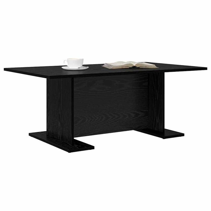 Masă de cafea Stejar negru 103.5 x 60 x 40 cm Lemn compozit - WALTI WALTI