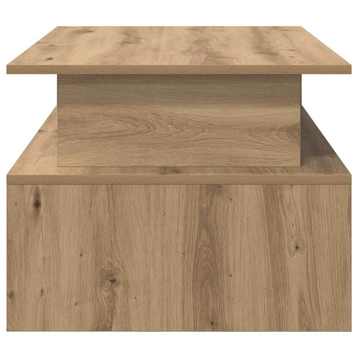 Masă de cafea stejar artizanal 90 x 55 x 42.5 cm Lemn compozit - WALTI WALTI