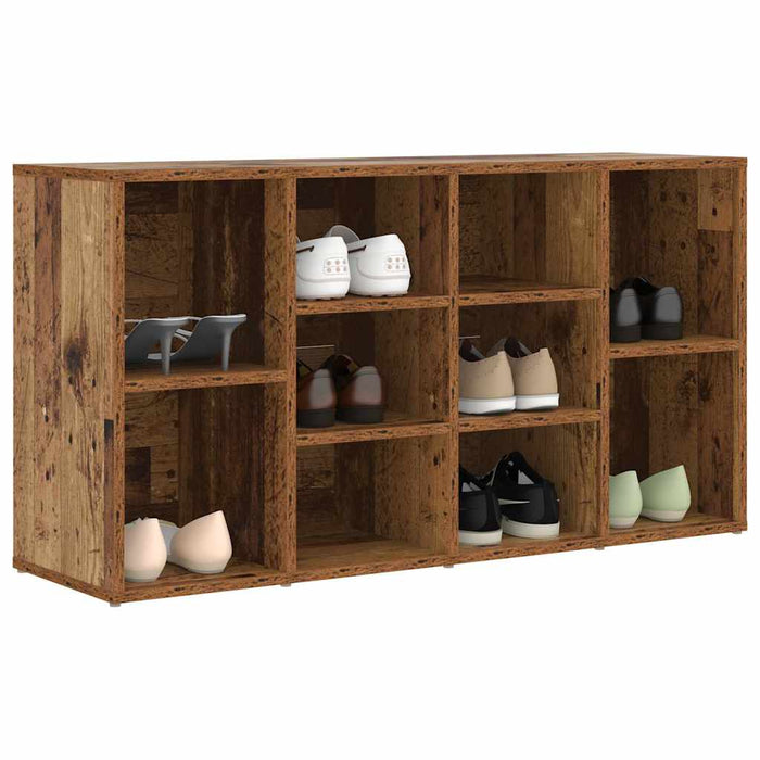 Bancă pentru pantofi cu raft Lemn vechi 103 x 30 x 54,5 cm - WALTI WALTI