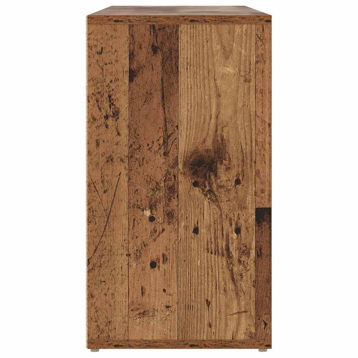 Bancă pentru pantofi cu raft Lemn vechi 103 x 30 x 54,5 cm - WALTI WALTI