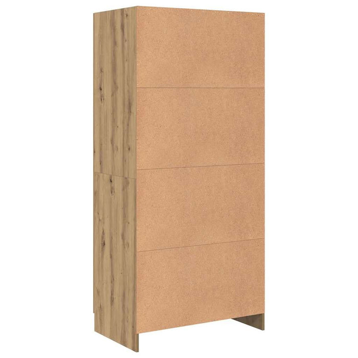 Dulap Stejar artizanal 82,5 x 51,5 x 180 cm Lemn compozit - WALTI WALTI