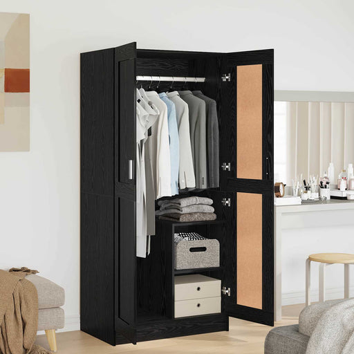 Dulap cu raft Stejar Negru 82,5 x 51,5 x 180 cm Lemn compozit - WALTI WALTI