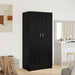Dulap cu raft Stejar Negru 82,5 x 51,5 x 180 cm Lemn compozit - WALTI WALTI