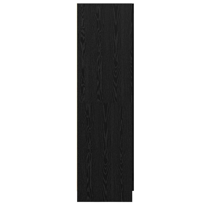 Dulap cu raft Stejar Negru 82,5 x 51,5 x 180 cm Lemn compozit - WALTI WALTI