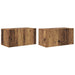 Set comodă TV 2 pcs Multicolour 60 x 30 x 30 cm Lemn compozit - WALTI WALTI