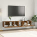 Set comodă TV 3 pcs Maro 60 x 30 x 30 cm Lemn compozit - WALTI WALTI