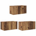 Set comodă TV 3 pcs Maro 60 x 30 x 30 cm Lemn compozit - WALTI WALTI