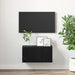 Set comodă TV Pe perete Negru 60 x 30 x 30 cm Lemn compozit - WALTI WALTI