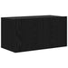 Set comodă TV Pe perete Negru 60 x 30 x 30 cm Lemn compozit - WALTI WALTI