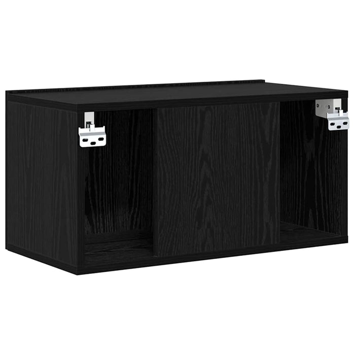 Set comodă TV 2 pcs Negru 60 x 30 x 30 cm Lemn compozit - WALTI WALTI
