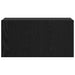 Set comodă TV 2 pcs Negru 60 x 30 x 30 cm Lemn compozit - WALTI WALTI